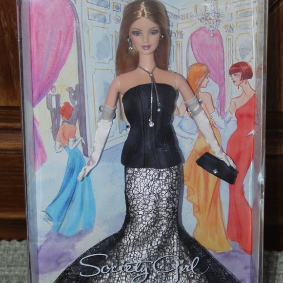 MATTEL BARBIE THE STYLE SET COLLECTION "SOCIETY GIRL" 2001 NIB NRFB #56203 - Picture 5 of 13